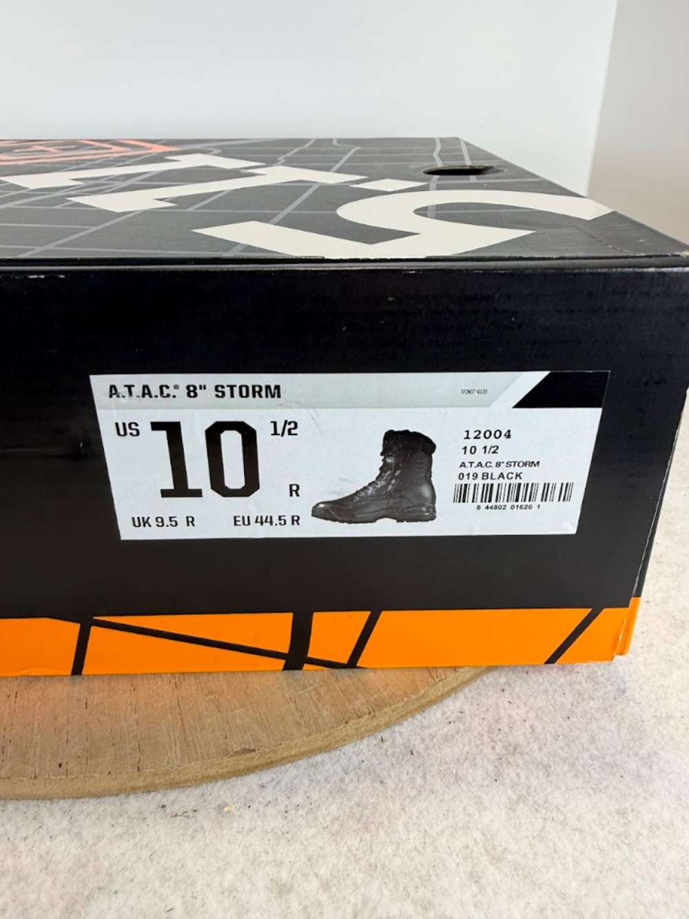 5.11 Tactical ATAC 8 Storm Mens 10.5 R Waterproof Side Zip Duty Boots 12004 - Picture 2 of 8
